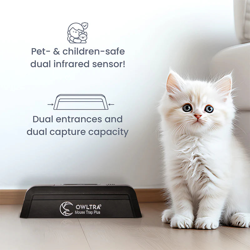 OW2-Plus Indoor Dual Entrance Electronic Mouse Trap